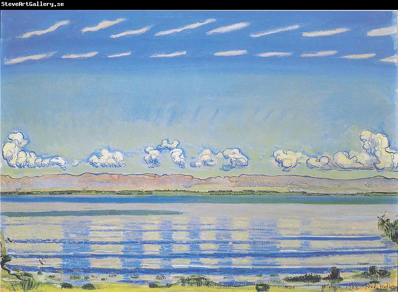 Ferdinand Hodler Rhythmische Landschaft am Genfersee